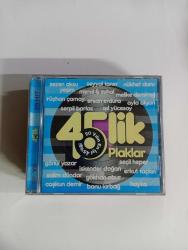 45 lik 20 yılın en iyi 45 ligi  karışık albümü   acılmamış ambalajında sıfır  koleksiyon klasik  müzik  cd YILMAZ VİDEO