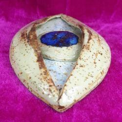 EL YAPIMI SERAMİK GÖZ FORMLU KORUYUCU NAZARLIK DUVAR SÜSÜ