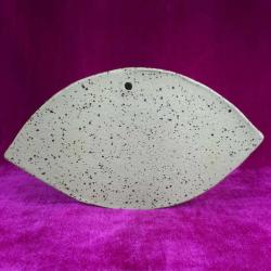 EL YAPIMI SERAMİK GÖZ FORMLU KORUYUCU NAZARLIK DUVAR SÜSÜ