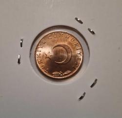 711// 5 Kuruş Bakır 1969 çil