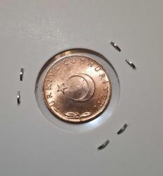 712// 5 Kuruş Bakır 1969 çil