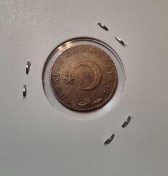 714// 5 Kuruş Bakır 1969 çil