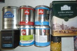 TENEKE ve KARTON ÇAY- KAHVE KUTUSU 23 ADET HEPSİ GÖNDERİLECEK+ÜCRETSİZ KARGO