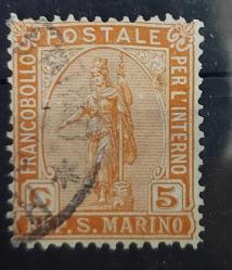 LOT.71 » San Marino (1899) - damgalı