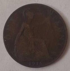 İNGİLTERE 1915 1 PENNY