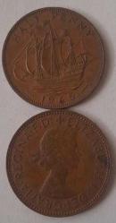 İNGİLTERE 1965 YARIM PENNY