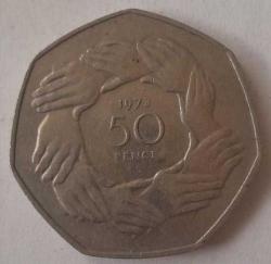 İNGİLTERE 1973 PENCE HATIRA Avrupa Ekonomik Topluluğuna Giriş