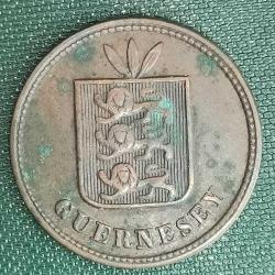 GUERNSEY  1874  2 DOUBLES
