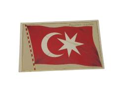 OSMANLI DÖNEMİ BAYRAKLI KARTPOSTAL