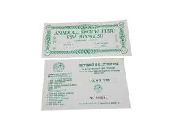 EŞYA PİYANGOSU BİLETLERİ