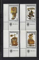 Güney Afrika Bophuthatswana 1981 Telefonun Tarihi Tam Seri (LT0025A)