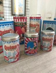 Vintage teneke kutu set