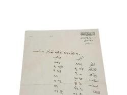 OSMANLICA İZMİR İTİBARI MİLLİ BANKASI ANTETLİ EVRAK