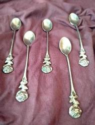 Gümüş kaplama çay kaşığı