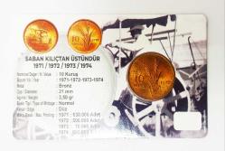 Saban Kılıçtan Üstündür Hatıra 10 Kuruş 1972..