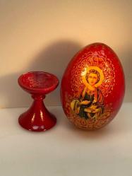 AHŞAP PASKALYA YUMURTASI RUSYADAN EL İŞİ