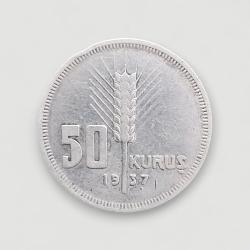 50 KURUŞ 1937 - (RR) ÇOK NADİR