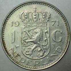 HOLLANDA 1 GULDEN 1971 KRALİÇE JULIANA.