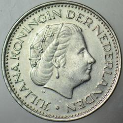 HOLLANDA 1 GULDEN 1971 KRALİÇE JULIANA.