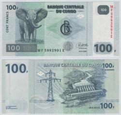 Kongo 2022 Yılı 100 Frank ÇİL