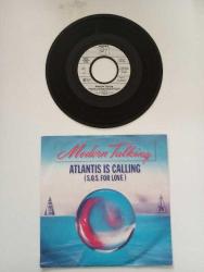 Modern Talking – Atlantis Is Calling (S.O.S. For Love) 1986 Avrupa Baskı 45lik Plak