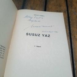 Susuz Yaz (imzalı ve ithaflı)
