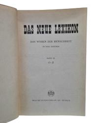DAS NEUE LEXIKON DAS WISSEN DER MENSCHHEIT IN DREI BANDEN BAND III(3) (O-Z )