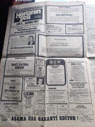 Hürriyet Gazetesi - Turkish Newspaper - 12 Eylül 1982 - Avrupa'da Ermeni avı - Ermeni katillerinin yardımcısı 3 dişi Şeytan Margret Alek ve Suzi - Londra'da ve Zürih'te eyleme hazırlanan silahlı ve bombalı 3 terörist yakalandı - öldürülen Burgaz konsolosluğumuz idare ateşesi Bora Süelkan'ın Ailesi perişan Fotoğrafı - POL DER başkanı polis Kadir Boztimur Rızgari örgütünün lideri çıktı Fotoğrafı - Türkçe kurbanlarına Yarın müjde var - 60'lık anne Fadime Kavakçı bebeğini dua ede ede emzirdi Fotoğrafı - Banker Kastelli tutuklandı - cumhurbaşkanı Anayasa mahkemesi kararlarının yeniden görüşülmesi isteyebilecek - evlilikte cinsel sorunlar - olaylar ve insanlar yazan Hasan Pulur - Prenses Diana fazla kiloları için rejimde Fotoğrafı - Almanya'da cadılar ayini Fotoğrafı - güreşçimiz Salih Bora yüzümüzü ağarttı Fotoğrafı - Beşiktaşlı Samet Aybaba Bir akın kesiyor Fotoğrafı - futbol federasyonu Başkanı Yılmaz Tokatlı - İzmir fuarı'nın çiçeği burnunda assolisti Nesrin Topkapı Nurhan Damcıoğlu ile