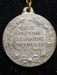 BİR MİLYAR TASARRUF MEVDUATI TÜRKİYE İŞ BANKASI GÜMÜŞ ANAHTARLIK