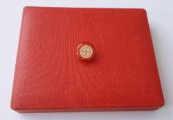 İKİNCİ DÜNYA SAVAŞI ALMANYA -VOLKSBUND DER DEUTSCHEN İN UNGARN NAZİ ROZETİ - MADALYA C3778