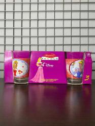 Paşabahçe Fun Club Disney Lisanslı Pamuk Prenses 3'lü Bardak Seti Kutulu