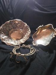 Telkari/ Gümüş şekerlikler 3 lü set