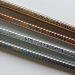 Derwent England Metalik Kalem Seti,Vintage