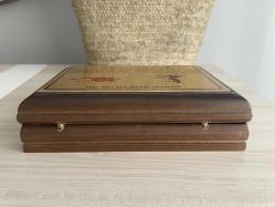 2021 - İstiklal Marşı'nın Kabulü'nün 100. Yılı Gümüş ve Bronz Hatıra Para Seti - (Darphane Ahşap Kutusunda)