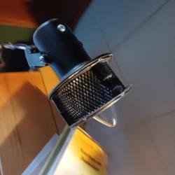 Kelepçeli ,Kollu Masa Lambası,Vintage