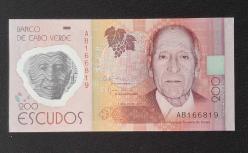 Cape Verde 200 Escudos 2014 ÇİL POLİMER KAĞIT PARA