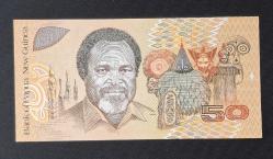 Papua Yeni Gine 50 KİNA HATIRA ÇİL KAĞIT PARA