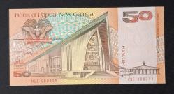 Papua Yeni Gine 50 KİNA HATIRA ÇİL KAĞIT PARA