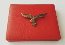 İKİNCİ DÜNYA SAVAŞI ALMANYA - NAZİ ASKERİ PİLOT ROZETİ - BRÖVE - MADALYA C3829