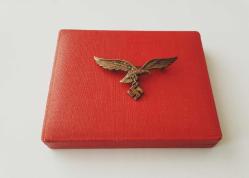 İKİNCİ DÜNYA SAVAŞI ALMANYA - NAZİ ASKERİ PİLOT ROZETİ - BRÖVE - MADALYA C3829