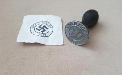 İKİNCİ DÜNYA SAVAŞI ALMANYA - NAZİ ASKERİ ADOLF HİTLER MÜHÜR - ROZET - MADALYA C3834