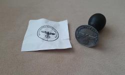 İKİNCİ DÜNYA SAVAŞI ALMANYA - NAZİ ASKERİ MÜHÜR - ROZET - MADALYA C3835