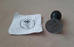 İKİNCİ DÜNYA SAVAŞI ALMANYA - NAZİ ASKERİ MÜHÜR - ROZET - MADALYA C3836