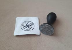 İKİNCİ DÜNYA SAVAŞI ALMANYA - NAZİ ADOLF HİTLER ASKERİ MÜHÜR - ROZET - MADALYA C3839