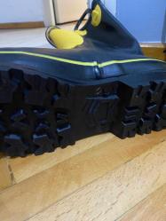 Acil Kurtarma Yüksek Botlar Isıya Dayanıklı Yalıtım Kaymaz Kauçuk İtfaiyeci Çizmesi