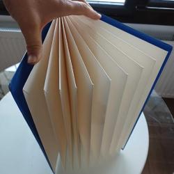 Akordiyon Dosya Mavi,Vintage