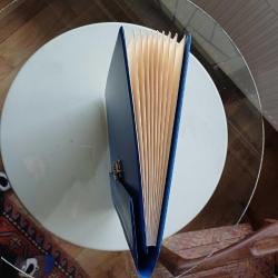 Akordiyon Dosya Mavi,Vintage