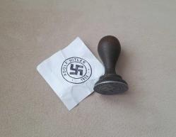 İKİNCİ DÜNYA SAVAŞI ALMANYA - NAZİ ADOLF HİTLER ASKERİ MÜHÜR - ROZET - MADALYA C3847