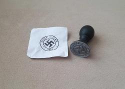 İKİNCİ DÜNYA SAVAŞI ALMANYA - NAZİ ADOLF HİTLER ASKERİ MÜHÜR - ROZET - MADALYA C3848