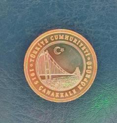 1 LİRA HATIRA PARA ÇANAKKALE KÖPRÜSÜ